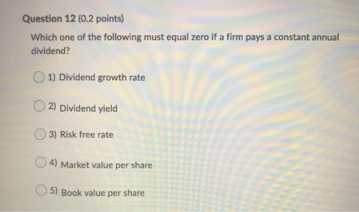 Solved Question 12 0 2 Points Which One Of The Following Chegg