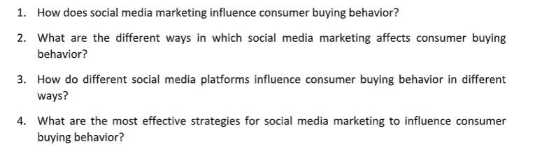 social media marketing can influence what consumers buy essay