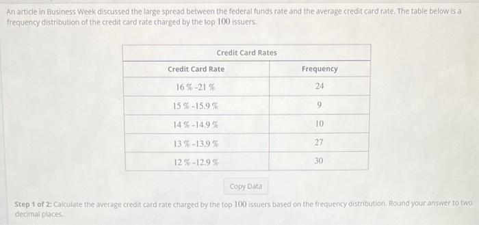 Solved An article in Business Week discussed the large | Chegg.com