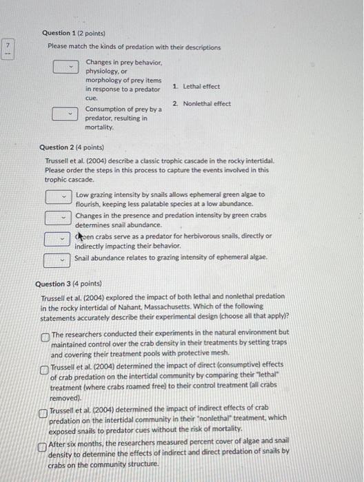Solved Question 1 ( 2 points) Please match the kinds of | Chegg.com