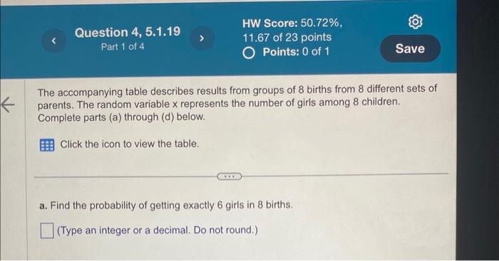 Solved The accompanying table describes results from groups | Chegg.com