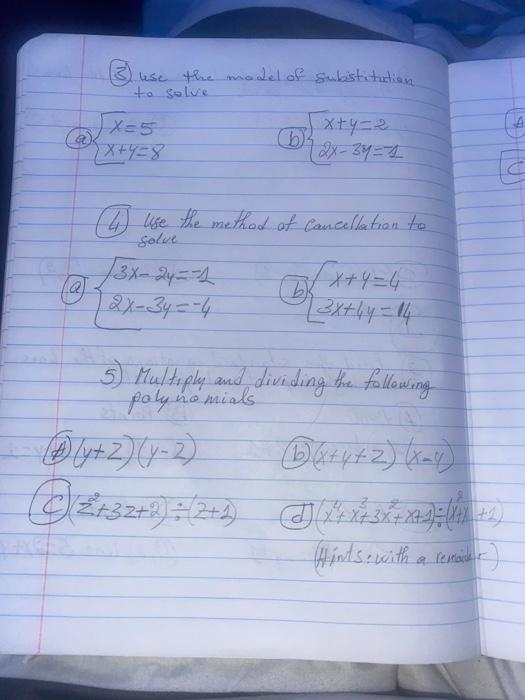 Solved Find The Standard Equation Of The Line Through Two Chegg Com