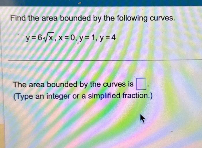 Solved Find the area bounded by the following curves. | Chegg.com