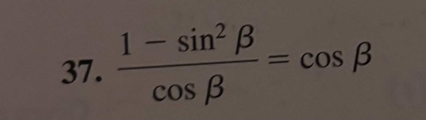 Solved Verify that each trigonometric equation is an | Chegg.com