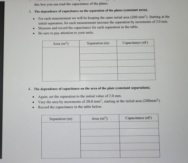 Solved Question 5. Open the PhET simulation Capacitor Lab