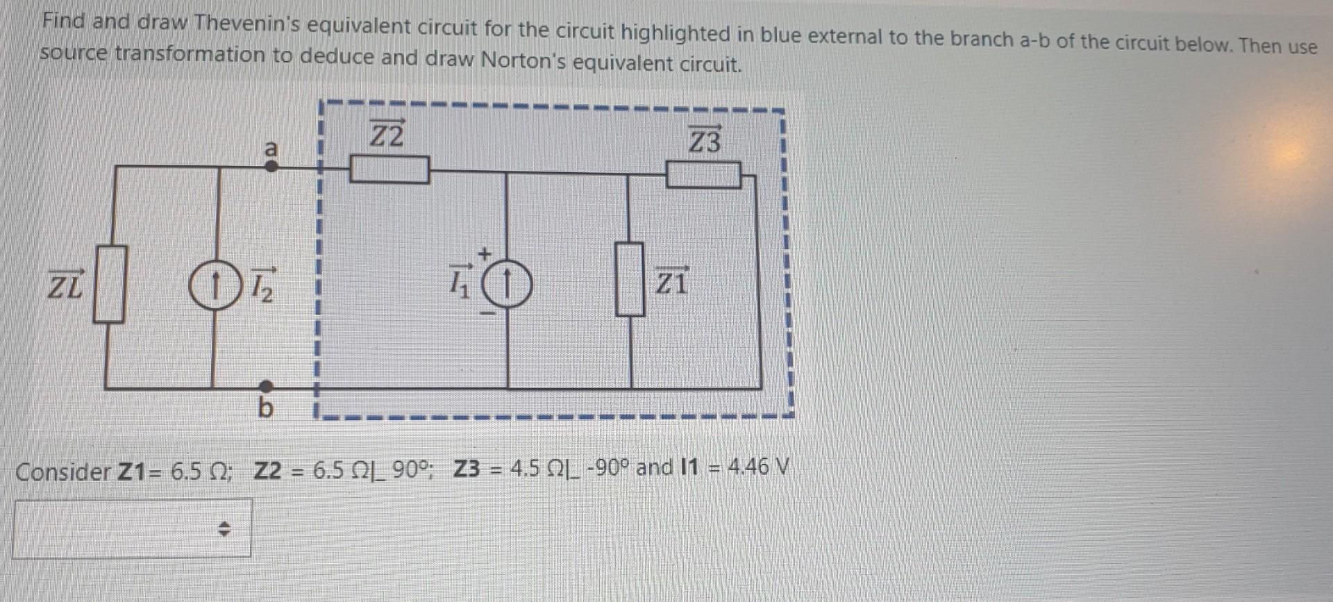 Solved Find and draw Thevenin's equivalent circuit for the | Chegg.com