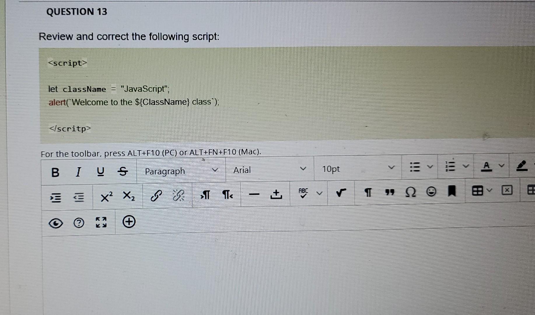 Solved Using correct JavaScript syntax, write a formula to | Chegg.com