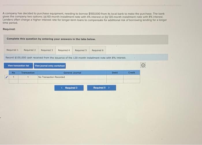 120 MonthsA company has decided to purchase