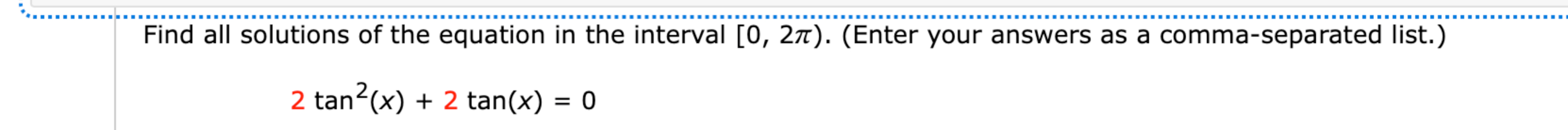 Solved Find all solutions of the equation in the interval | Chegg.com