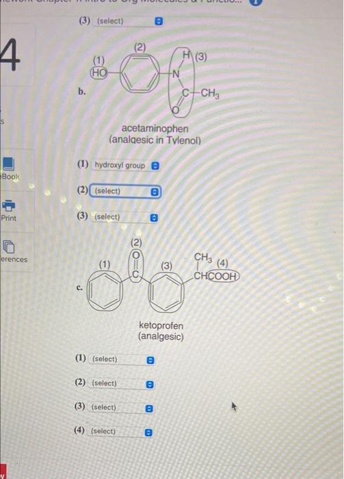 Solved Identify the functional groups in each drug. (1) (2) | Chegg.com