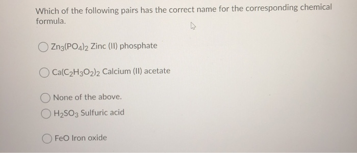 H2so3 Compound Name