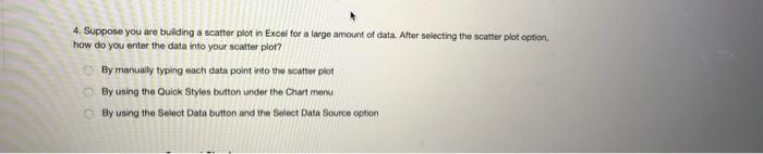 Solved 1. Which Excel ribbon contains the Charts menu? Data | Chegg.com