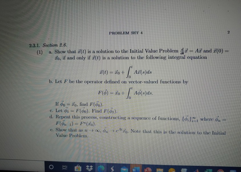 Solved PROBLEM SET 4 2 2.3.1. Section 2.6. a. Show that i(t) | Chegg.com