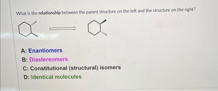 Solved What is the relationship between the parent structure | Chegg.com