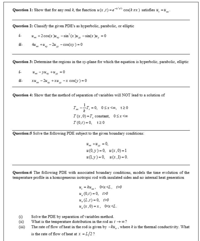 Solved Question 1 Show That For Any Real K The Function Chegg Com