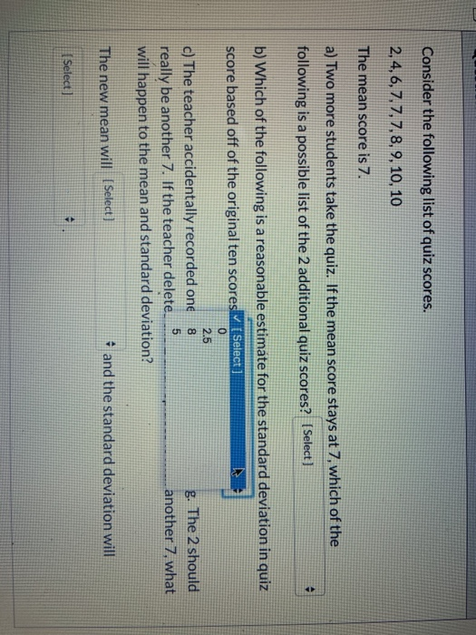 solved-consider-the-following-list-of-quiz-scores-2-4-6-7-chegg