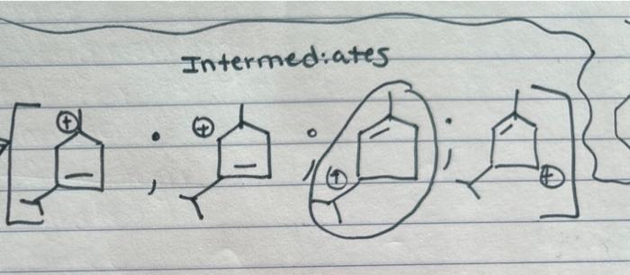 Solved can someone tell me if these 4 intermediates are 1,4 | Chegg.com