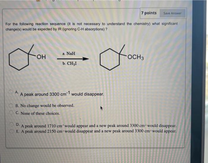 Solved For The Following Reaction Sequence (it Is Not | Chegg.com