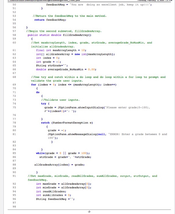 Solved For this activity, use static white-box techniques to | Chegg.com