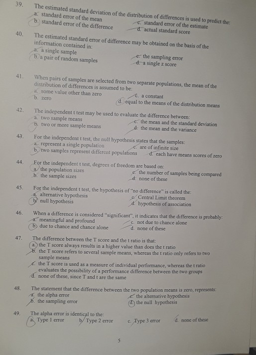 Solved Could you please check my answers? and if any are | Chegg.com