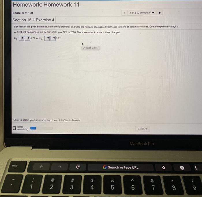Solved Homework: Homework 11 Score: 0 of 1 pt 1 of 6 (0 | Chegg.com