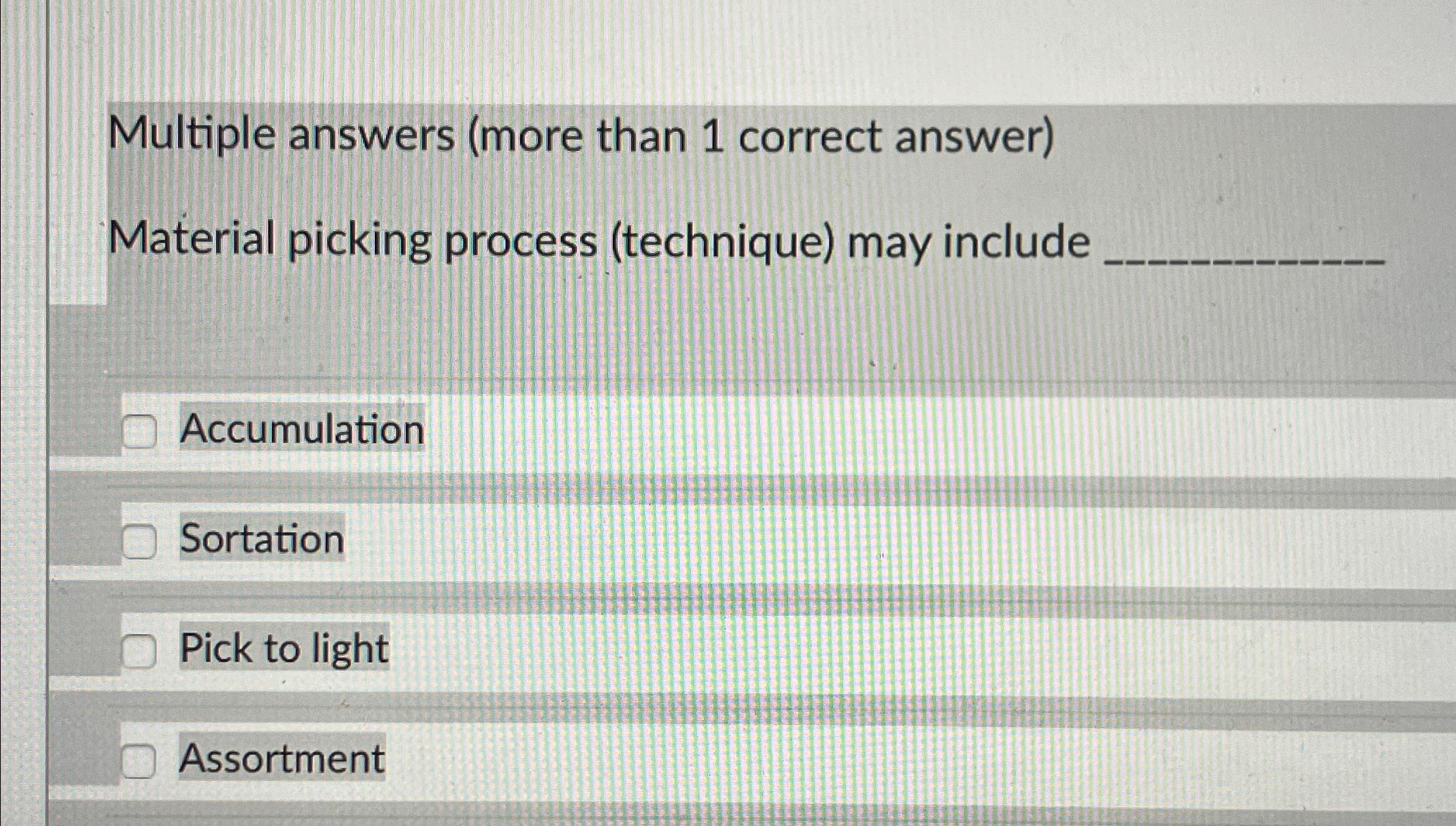 Solved Multiple answers (more than 1 ﻿correct | Chegg.com
