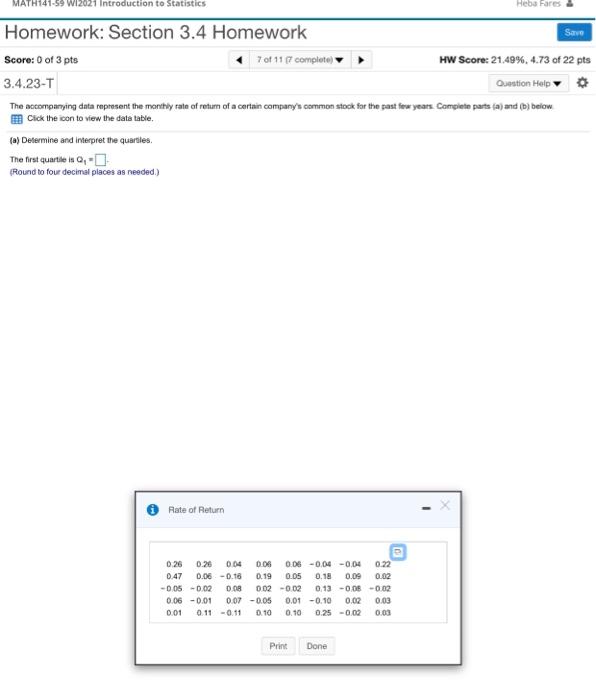 Solved Homework: Section 3.4 Homework Save HW Score: 21.49%, | Chegg.com