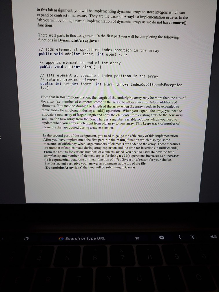 Solved In this lab assignment, you will be implementing | Chegg.com