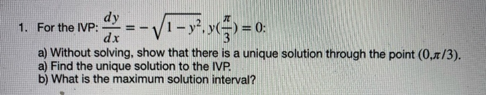 Solved need help on this Ordinary Differential Equation | Chegg.com