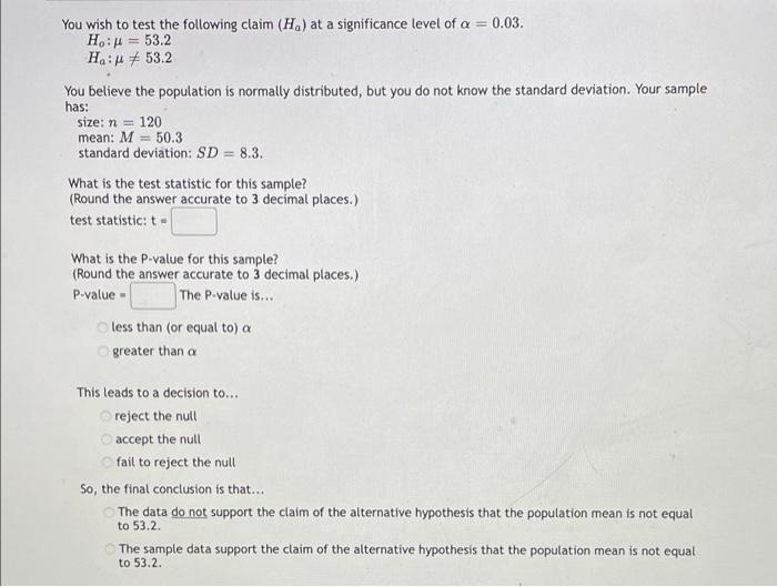 solved-you-wish-to-test-the-following-claim-ha-at-a-chegg