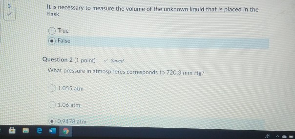 Solved It Is Necessary To Measure The Volume Of The Unknown Chegg