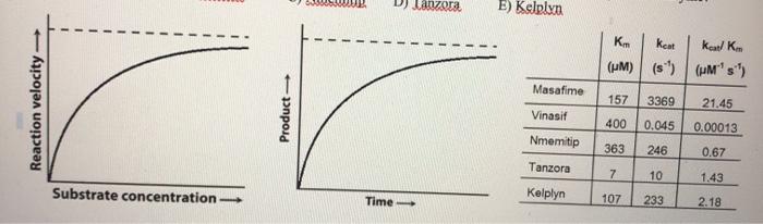 Solved C) Equilibrium D) Irreversible Inhibition E) | Chegg.com