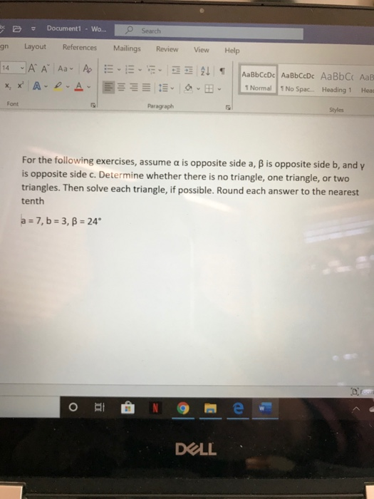 Solved Help E B Document1 Wo Search Gn Layout Refe Chegg Com