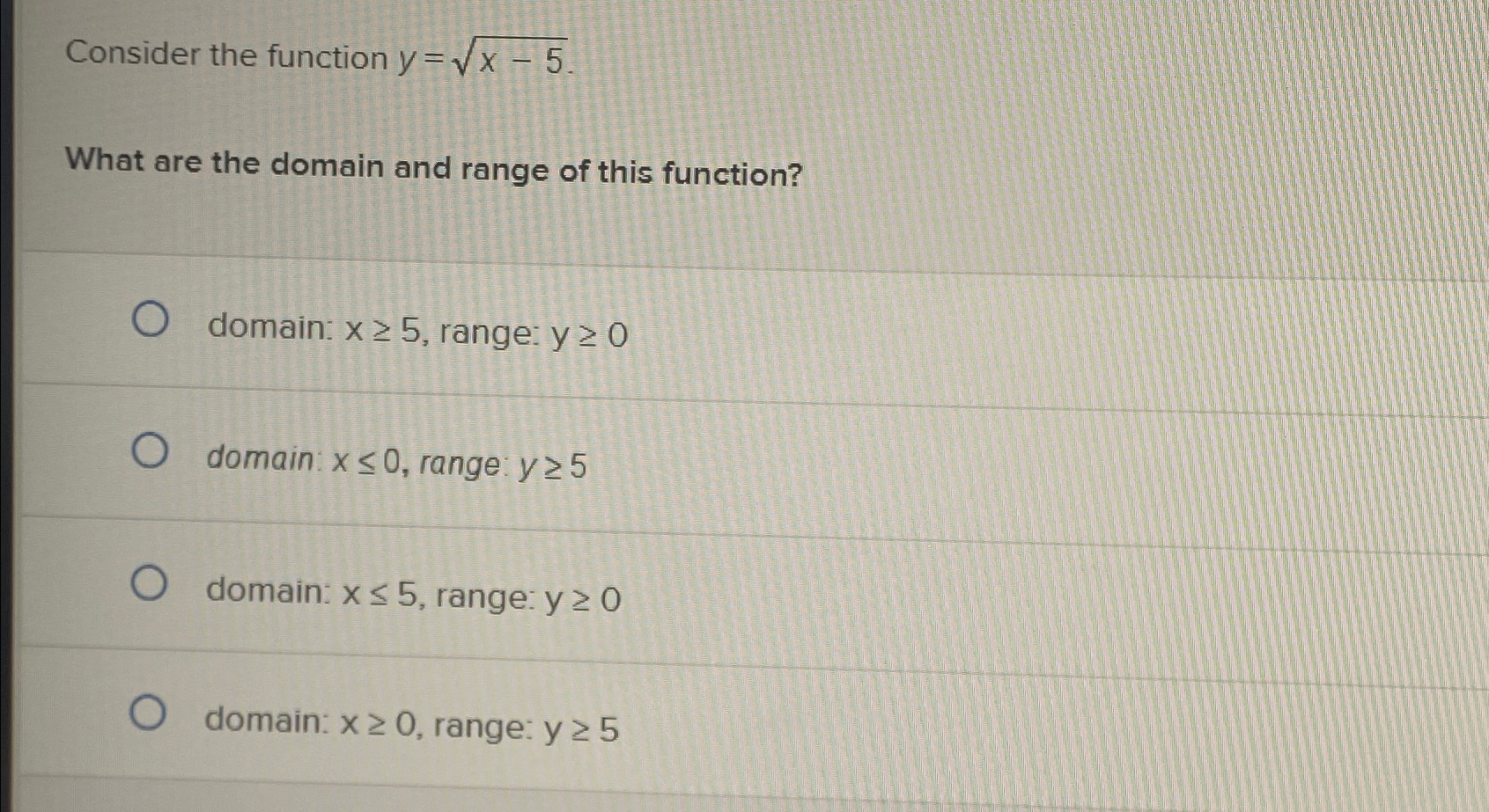 solved-consider-the-function-y-x-52what-are-the-domain-and-chegg