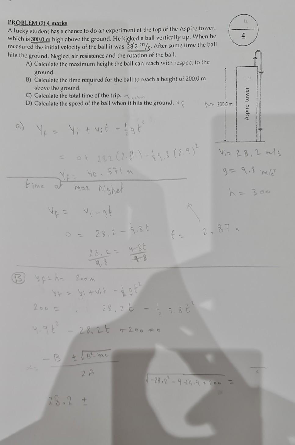 Solved hello could you please check if my answer in question | Chegg.com