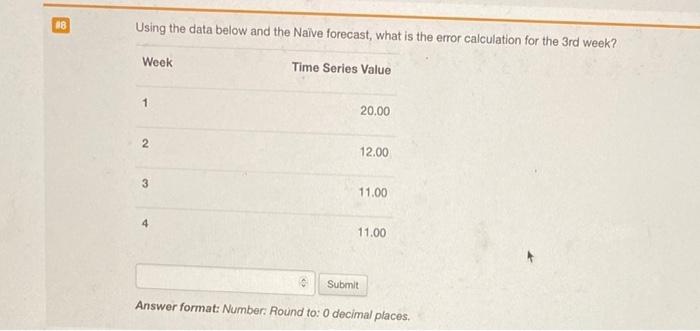 Solved Using the data below, what is the weighted moving | Chegg.com