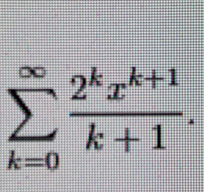 Solved 1 2k. k+1 k +1 | Chegg.com