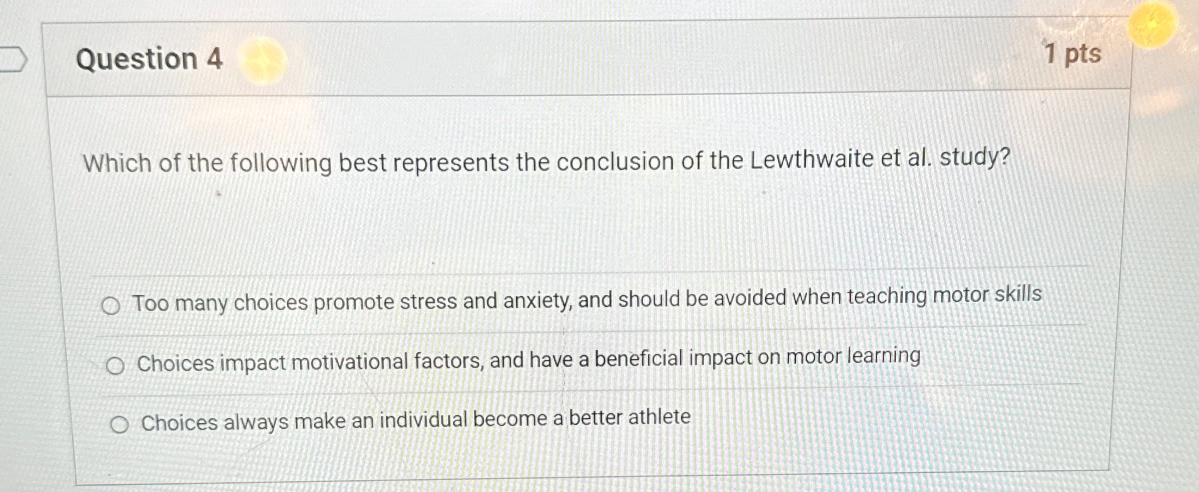 Solved Question 41 ﻿ptsWhich of the following best | Chegg.com