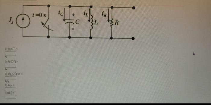 Solved In The Circuit Below R 650 Q L 34h C 65 Pf And I Chegg Com
