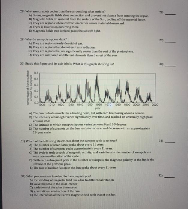 solved-28-28-why-are-sunspots-cooler-than-the-surrounding-chegg