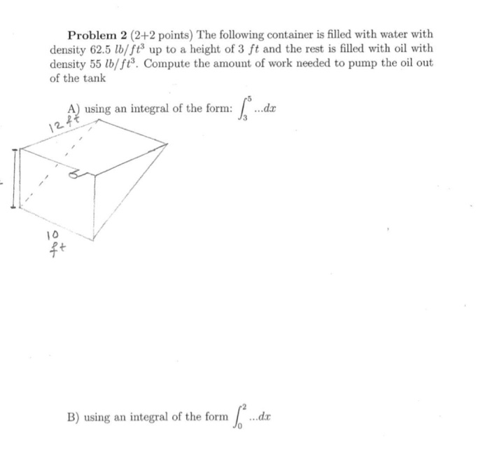 Solved Problem 2 (2+2 points) The following container is | Chegg.com