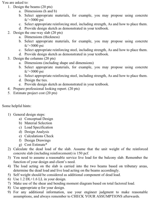 Solved Problem Statement You are asked to design an exterior | Chegg.com