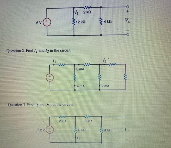 Solved Q1. is: Use current and voltage divider to find I1 | Chegg.com