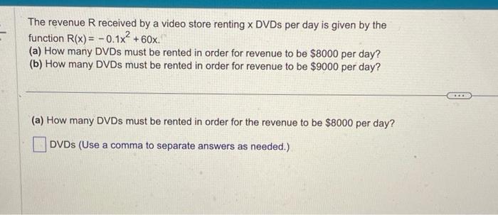 Solved Can You Do This For Me:theres Part A And B. Part B Is | Chegg.com