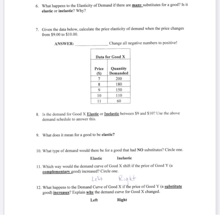 7+ Chapter 4 Demand And Elasticity Worksheet Answers DyannCarina