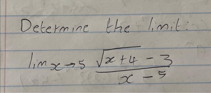 Determine the limit: \[ \lim _{x \rightarrow 5} \frac{\sqrt{x+4}-3}{x-5} \]