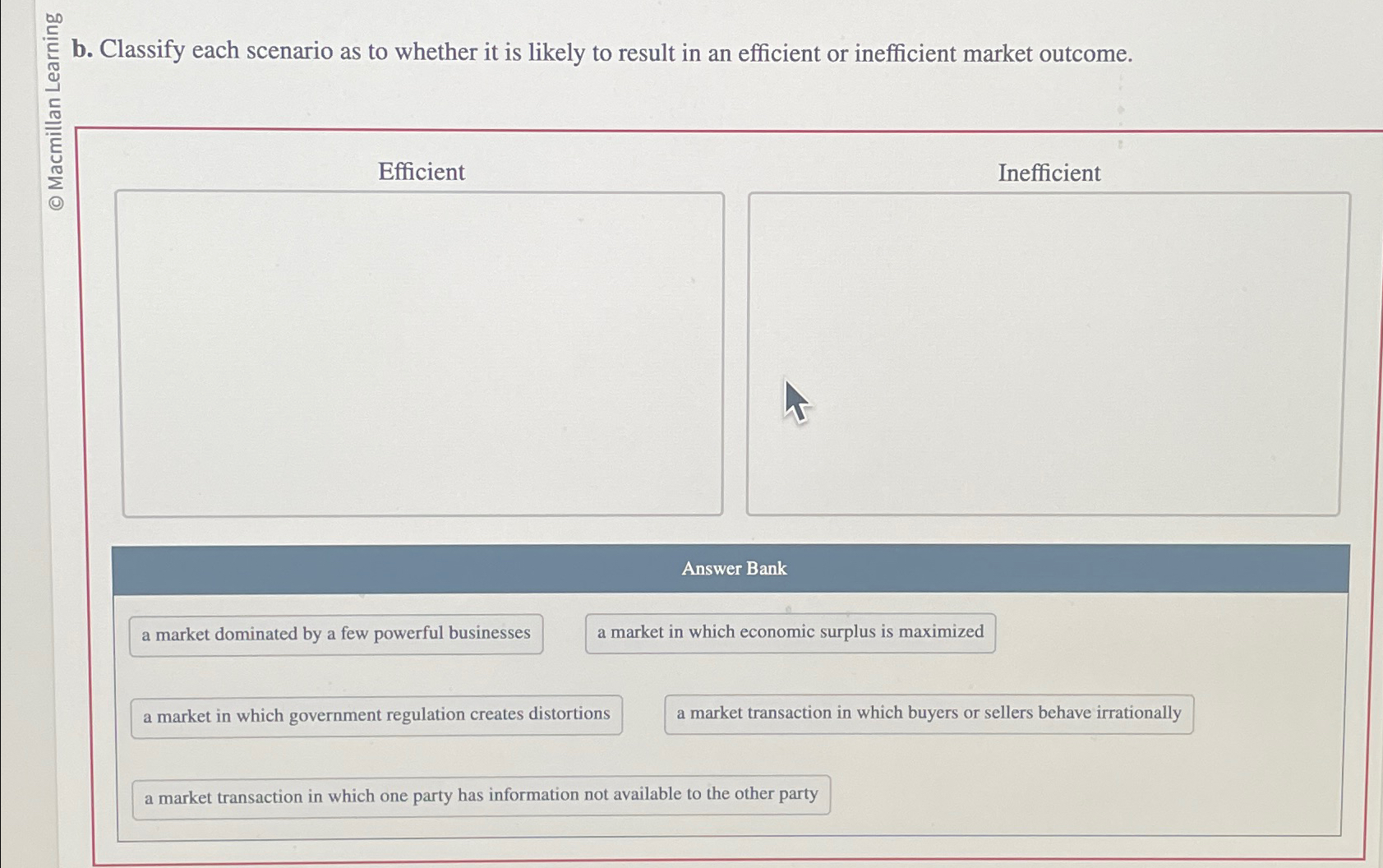 Solved b. ﻿Classify each scenario as to whether it is likely | Chegg.com