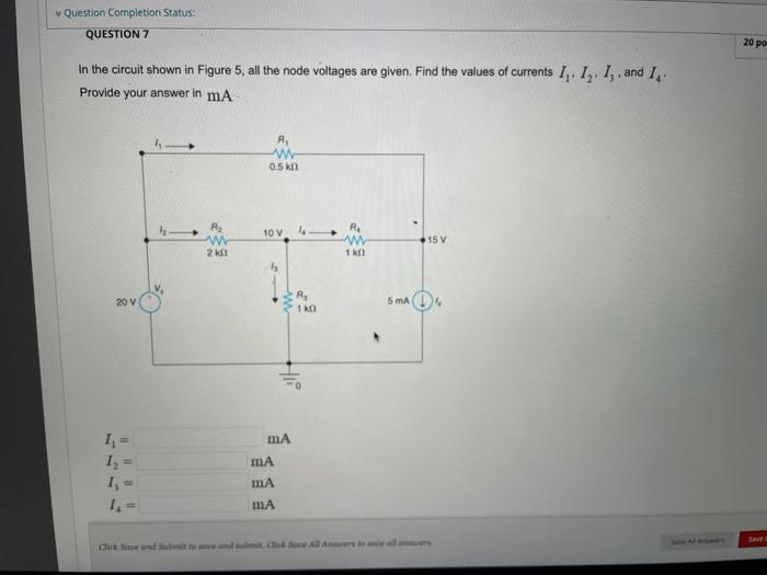 Solved QUESTION 9 In the circuit shown in Figure 6, the | Chegg.com