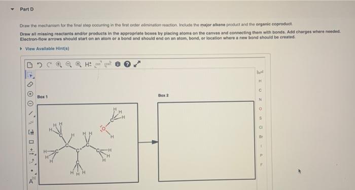 Solved Part D Draw the mechanism for the final step | Chegg.com