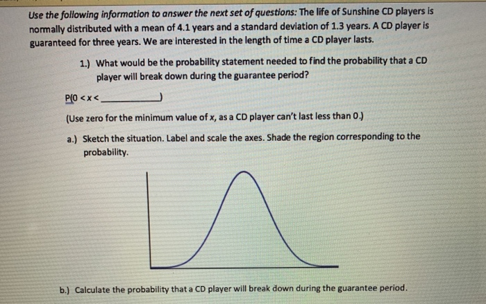Solved Use the following information to answer the next set | Chegg.com
